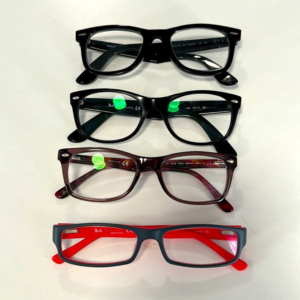 Ray Ban Glasses Lot of 4